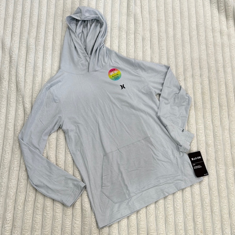 🩵Hurley Boys' UPF 50+ Hooded Pullover T-Shirt